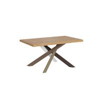 Tavolo Allungabile 140/190x90 cm Versalux Rovere Scortecciato Gambe Multicolore 4/C