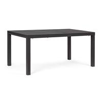 TAVOLO ALLUNGABILE 160/240x90 ALLUMINIO DESIGN GIARDINO TERRAZZO HILL ANTRACITE