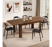 Tavolo allungabile Cucina, Easy, 140(220)x90 cm, Noce Canaletto