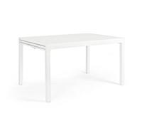 Tavolo Allungabile da Giardino 135-270x90x75h cm Pelagius Bianco