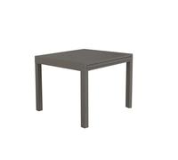 Magazzini Cosma Tavolo Hawaii Alluminio Taupe ALLUNGABILE 90/180X90X75H