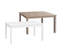 TAVOLO ALLUNGABILE 'FIRENZE cm 120 x 80 + (estensione) 40 cm - col. bianco