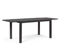 Tavolo Allungabile Hilde 140-210x77 cm Antracite in Alluminio