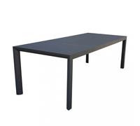 Tavolo Allungabile Houston 135/180x70x75h cm in Alluminio Antracite