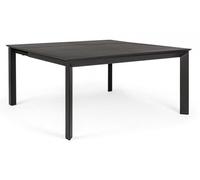 Tavolo Allungabile Konnor 160x110/160 cm Antracite in Alluminio