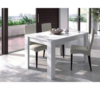 Tavolo allungabile Midland, Consolle Estensibile per Sala da Pranzo, Tavolo apribile da Cucina con prolunga, 140/190x90h78 cm, Bianco