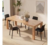 Tavolo Allungabile Moderno, Iacopo, 140(220)x90 cm, Rovere Rustico