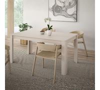 Tavolo allungabile Mono Core con allunga centrale 160x72.7x90.4 cm colore cashmere