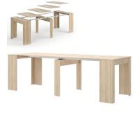 Tavolo Allungabile per Cucina, Ingresso e Sala da Pranzo, Consolle Salvaspazio Richiudibile da 3 Metri con 5 Pannelli, Design Moderno ed Elegante, Apertura Semplice Se il tuo problema è lo spazio ma n