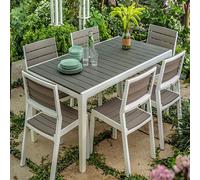 Keter Tavolo da giardino per esterno in resina allungabile estensibile 162-241 c