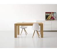 TAVOLO ALLUNGABILE RETTANGOLARE MODERNO DESIGN STUDIO CASA ROVERE SPAZZOLATO