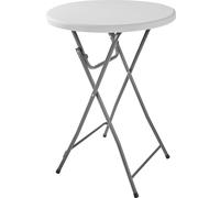 Tavolo alto bar bistrot rotondo pub tavolino giardino Ø 80 cm pieghevole
