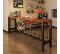 Tavolo alto da bar a forma di pera gialla, tavolo alto da cucina per la colazione, elegante tavolo da bar per sala da pranzo e cucina, tavolo alto moderno per la casa e gli spazi abitativi