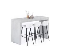 Tavolo Alto Evolution 180x60, Grigio Cemento