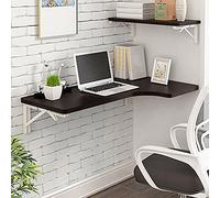 Tavolo angolare pieghevole a L, montaggio a parete, salvaspazio, scrivania e banco da lavoro per casa, ufficio, sala da pranzo, scrittura, finitura bianca moderna, ideale per piccole stanze