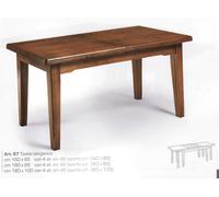 TAVOLO ARTE POVERA ALLUNGABILE CM 160 ALLUNGABILE A CM 340