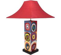 Tavolo,Astratto Design,Simile Hundertwasser, 40cm, 12 Casella Pianoforte