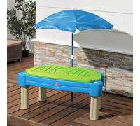 Tavolo Attività Acqua e Sabbia Con Ombrellone Step2