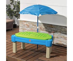 Tavolo Attività Acqua e Sabbia Con Ombrellone Step2