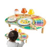Tavolo attività in legno per giocattolo sensoriale per bambini, gioco di risveglio | Giocattoli educativi di coordinamento occhio-mano per 2 anni in su, ragazzi e ragazze, sala giochi al coperto,