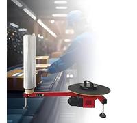 Tavolo avvolgitore elettrico, avvolgitrice per pallet, tavolo avvolgitore elettrico, macchina avvolgitrice elettrica con film estensibile piatto per film da 12 a 28 pollici, velocità 30 giri/min