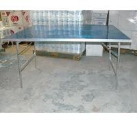 TAVOLO BANCO BRANDA MERCATO AMBULANTE CASA ALLUMINIO VETRORESINA MISURE VARIE