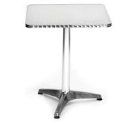 VERDELOOK Alumine tavolo da giardino quadrato in alluminio 60x60x70cm