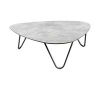 Tavolo Basso COCOON ALLURE 96 x 102 cm LaFuma LFM2717 Ciment/Noir