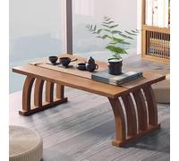 Tavolo basso giapponese, tavolo da meditazione e altare, design minimalista per la decorazione della casa, perfetto per sedersi e cerimonia del tè