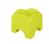 Tavolo basso In Polietilene Modello SUNSET Dimensioni 50x50x h 45 cm Per arredare al meglio uno spazio in giardino o a bordo piscina uso interno esterno colore kiwi kivi