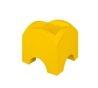 Tavolo basso In Polietilene Modello SUNSET Dimensioni 50x50x h 45 cm Per arredare al meglio uno spazio in giardino o a bordo piscina uso interno esterno colore Giallo giallo