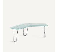 Tavolo basso in vetro e metallo ferro, H35 cm, Oasis Altro TU