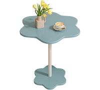 Tavolo Basso Salon Moderne comme Un Nuage Stockage Double Couche plusieurs Couleurs, Bois, pour La Maison, Le Salon, La Terrasse, Le Jardin(Blue,Small)