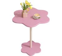 Tavolo Basso Salon Moderne comme Un Nuage Stockage Double Couche plusieurs Couleurs, Bois, pour La Maison, Le Salon, La Terrasse, Le Jardin(Pink,Small)