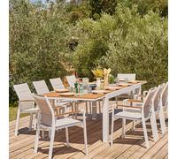 Tavolo Beverly Alluminio Poliwood Bianco - Eleganza e Funzionalità