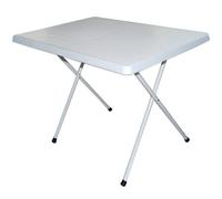 TAVOLO BIANCO 80x60x51 CM PIEGHEVOLE DESIGN ESTERNO 2 PERSONE CAMPEGGIO PIC NIC