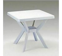 TAVOLI RESINA NILO BIANCHI 80X80