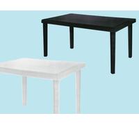 TAVOLI RESINA BOHEME BIANCHI 90X90