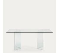 Tavolo Burano in vetro 200 x 90 cm