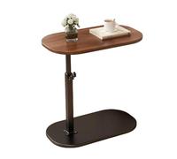 Tavolo C regolabile in altezza con girevole a 360°, tavolino moderno per divano, letto, vasca da bagno e sotto il divano, tavolino versatile piccolo (A)