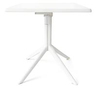 Tavolo Calahonda Top Pieghevole 70X70Xh.75Cm Bianco per interno esterno