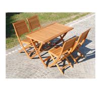 TAVOLO CALIFORNIA 120x70 cm Pieghevole in legno eucalypto
