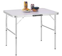 BAKAJI Tavolo Camper Campeggio Picnic Alluminio Pieghevole a Valigetta per Spiaggia o Giardino (90 x 60 x 70cm)