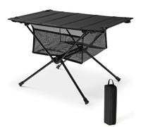 Tavolo Campeggio - Tavolo da Campeggio Pieghevole con Rete di Stoccaggio & Borsa di Trasporto | Piccolo & Ultra-Leggero (60 x 40 x 39,5 cm) | Ideale per Esterno, Barbecue, Pesca & Escursionismo