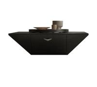 Tavolo Centrale Moderno Tavolino da caffè quadrato semplice, tavolo da caffè in legno a triangolo invertito, luce di lusso for soggiorno e casa Tavolino da Caffè(90cm)