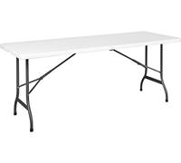 TAVOLO CHIUD. HAPPY HOUR PAPILLON 180X75X72HCM BIANCO SPESS. 43MM