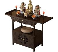 Tavolo cinese per uso domestico, piccolo santuario di Buddha con funzione di stoccaggio, ideale per il dio della ricchezza e posizionamento dell'incenso
