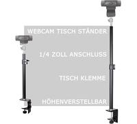 Tavolo Clip Treppiede Supporto per Webcam Altezza Regolabile Klemm Stand