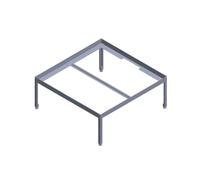 Tavolo coltivazione idroponica supporto vassoio danese struttura acciaio indoor