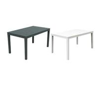 Saturnia Sumatra Tavolino in resina, 138 x 80 cm, colore antracite